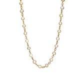 Linked 14k Gold Pearl Necklace