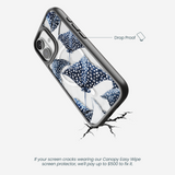 Clear Midnight Rays iPhone 17 Case With Noir Ridge (MagSafe included)