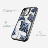 Clear Midnight Rays iPhone 17 Case With Noir Ridge (MagSafe included)