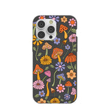 Black Midnight Shrooms iPhone 14 Pro Max Case