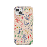 Seashell Midnight Toast iPhone 14 Plus Case