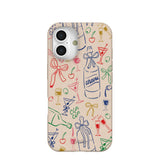 Seashell Midnight Toast iPhone 16 Case