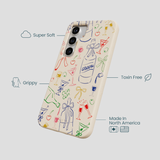 Seashell Midnight Toast Samsung Galaxy S25 Case