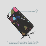 Black Minga Party iPhone 6/6s/7/8/SE Case