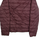 MICHAEL KORS Mens Puffer Jacket Maroon Nylon M