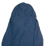 PRETTY GREEN Womens Rain Jacket Blue Hooded 2XL