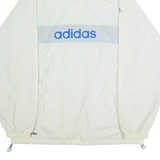 ADIDAS Mens Pullover Jacket Grey Hooded L