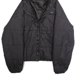 PUMA Womens Puffer Jacket Black Hooded M
