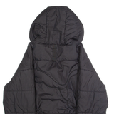 PUMA Womens Puffer Jacket Black Hooded M