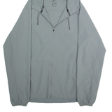 NIKE Mens Jacket Grey Hooded L