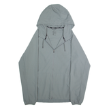 NIKE Mens Jacket Grey Hooded L