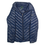 RALPH LAUREN Womens Puffer Jacket Blue Nylon XS