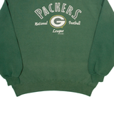 CHALK LINE Green Bay Packers Mens Sweatshirt Green Roll Neck USA XL