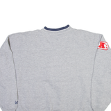 LEE Denver Broncos Mens Sweatshirt Grey V-Neck USA 2XL