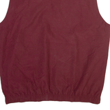 ADIDAS Mens Sweatshirt Maroon V-Neck M