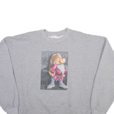 DISNEY Grumpy Mens Sweatshirt Grey XL
