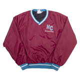 GEM SPORTSWEAR Mens Sweatshirt Maroon V-Neck XL