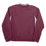 JOE'S USA Mens Sweatshirt Maroon V-Neck L