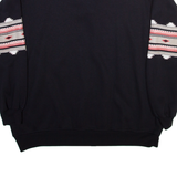 SCANDIA Mens Sweatshirt Black Button Neck XL