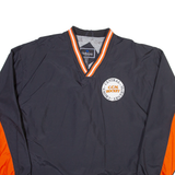 HOLLOWAY Mens Sweatshirt Black V-Neck L