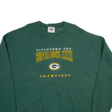 LEE Green Bay Packers Mens Sweatshirt Green USA 2XL
