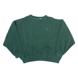 TOMMY HILFIGER Womens Sweatshirt Green L