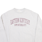 CHAMPION REVERSE WEAVE Eastern Kentucky University Mens Sweatshirt Grey USA M