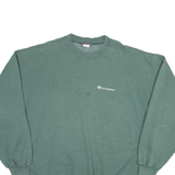 CHAMPION Mens Sweatshirt Green L
