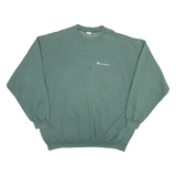 CHAMPION Mens Sweatshirt Green L