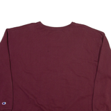 CHAMPION Mens Sweatshirt Maroon 2XL
