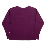 CHAMPION Womens Sweatshirt Purple L