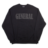 CHAMPION Mens Sweatshirt Black L