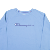CHAMPION Womens Sweatshirt Blue 2XL