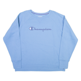 CHAMPION Womens Sweatshirt Blue 2XL