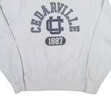 CHAMPION REVERSE WEAVE Cedarville University Mens Sweatshirt Grey USA S