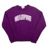 CHAMPION REVERSE WEAVE Womens Sweatshirt Purple XS