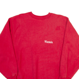 CHAMPION REVERSE WEAVE Wisconsin Mens Sweatshirt Red USA XL