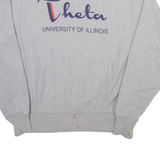 CHAMPION REVERSE WEAVE University Of Illinois Mens Sweatshirt Grey USA M