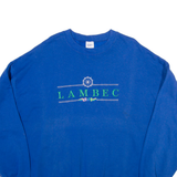 VELVA SHEEN Mens Sweatshirt Blue 2XL