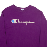 CHAMPION Mens Sweatshirt Purple M