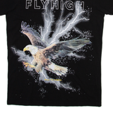 SMOG Fly High Mens Football Shirt T-Shirt Black V-Neck S