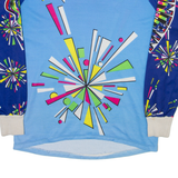 Mens Jersey Blue Long Sleeve M