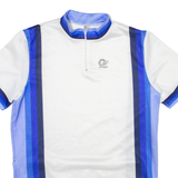 GERBER Cycling Mens Jersey White 1/4 Zip M