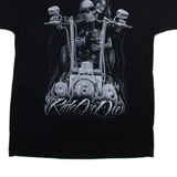 JHK Ride Or Dye Mens T-Shirt Black M