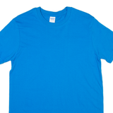 GILDAN Mens T-Shirt Blue M