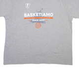 GILDAN Basketiamo Basketball Camp Mens T-Shirt Grey 2XL