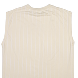 KARL KANI Mens T-Shirt Beige Sleeveless L
