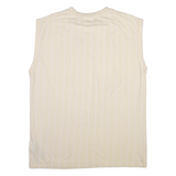 KARL KANI Mens T-Shirt Beige Sleeveless L