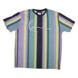 KARL KANI Mens T-Shirt Purple L