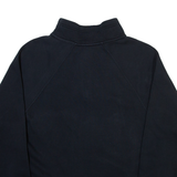 NIKE Cropped Womens Sweatshirt Black 1/4 Zip S